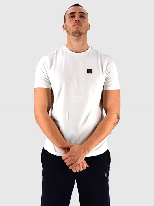 Three Stroke T-Shirt uomo Minimum White 008 SS24