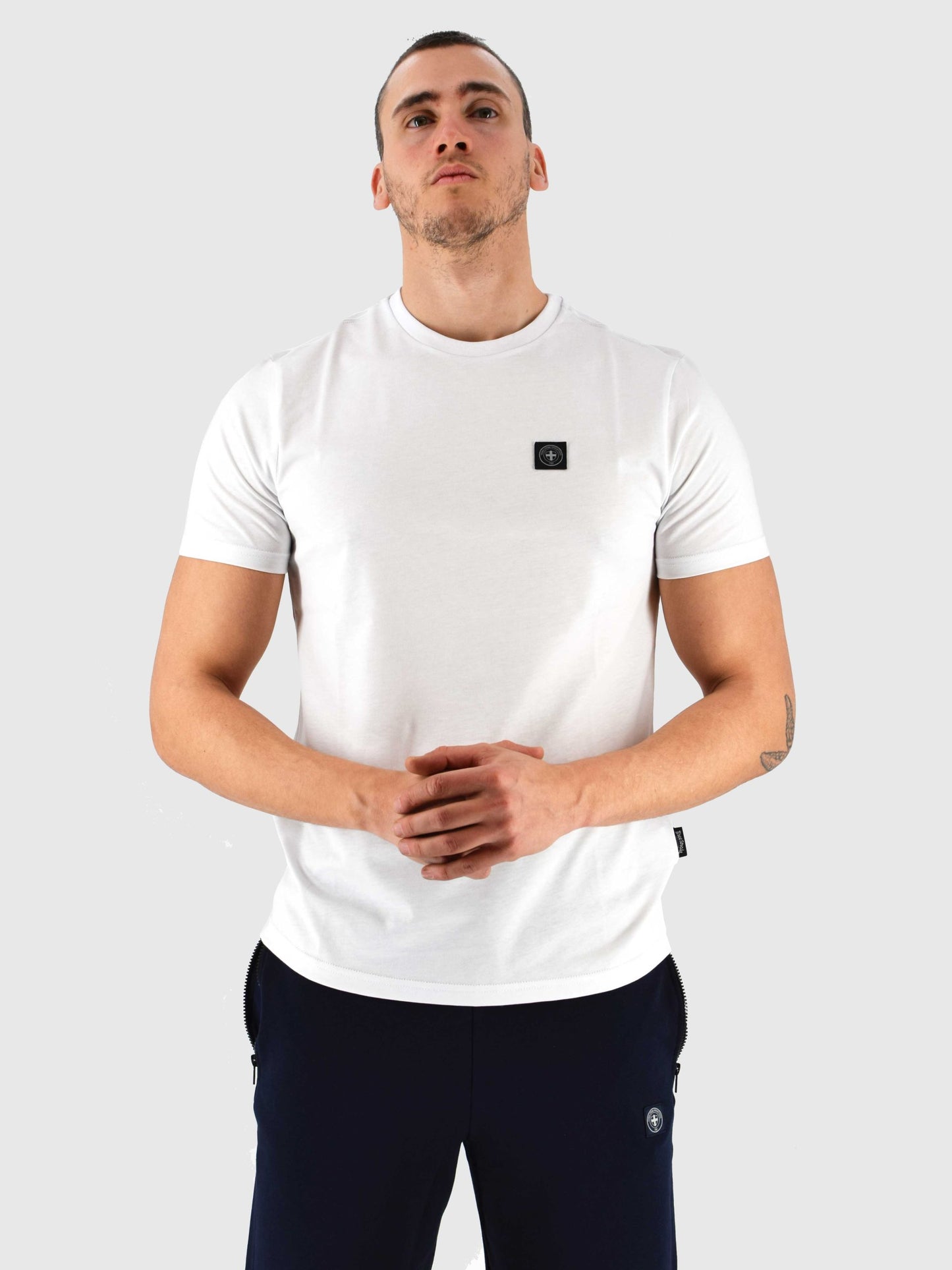 Three Stroke T-Shirt uomo Minimum White 008 SS24