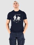 T-Shirt Three Stroke uomo Blu Pool Table con stampa