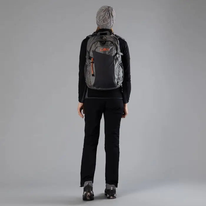 CMP Zaino X'CITIES 28L Backpack Grigio Porta PC 17" Multifunzionale Impermeabile