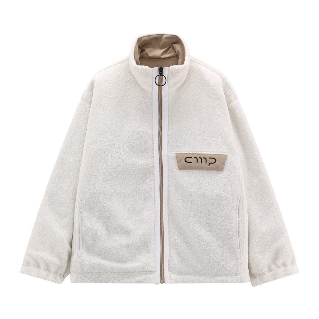 Giacca CMP Reversibile Uomo Bianco & Avorio – Doppio Stile, Calda e Versatile