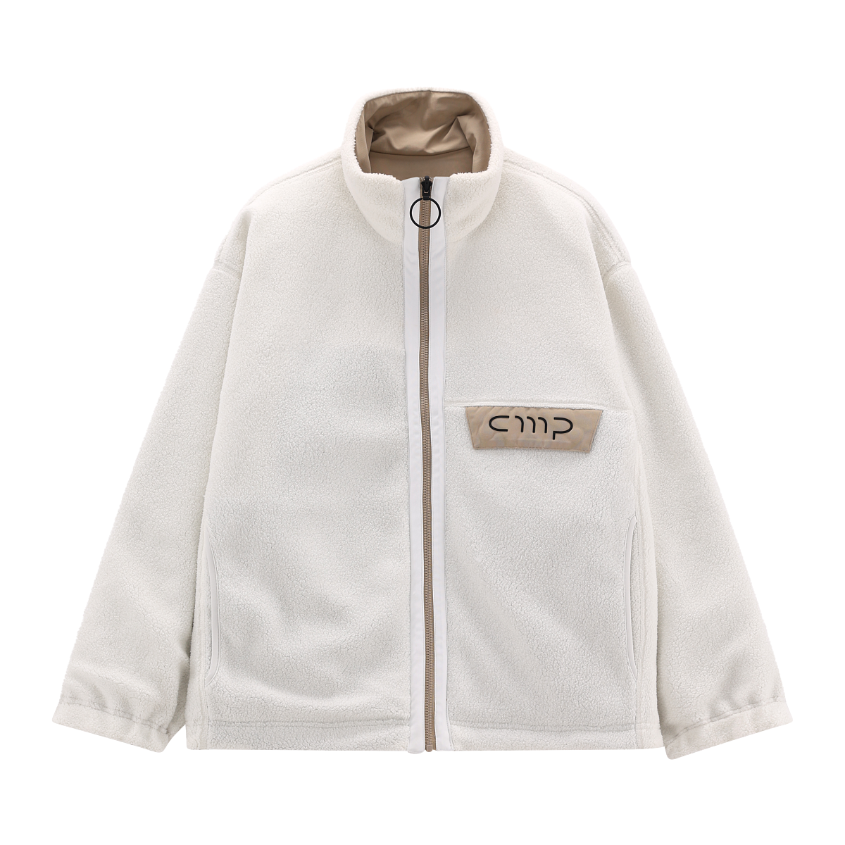 Giacca CMP Reversibile Uomo Bianco & Avorio – Doppio Stile, Calda e Versatile