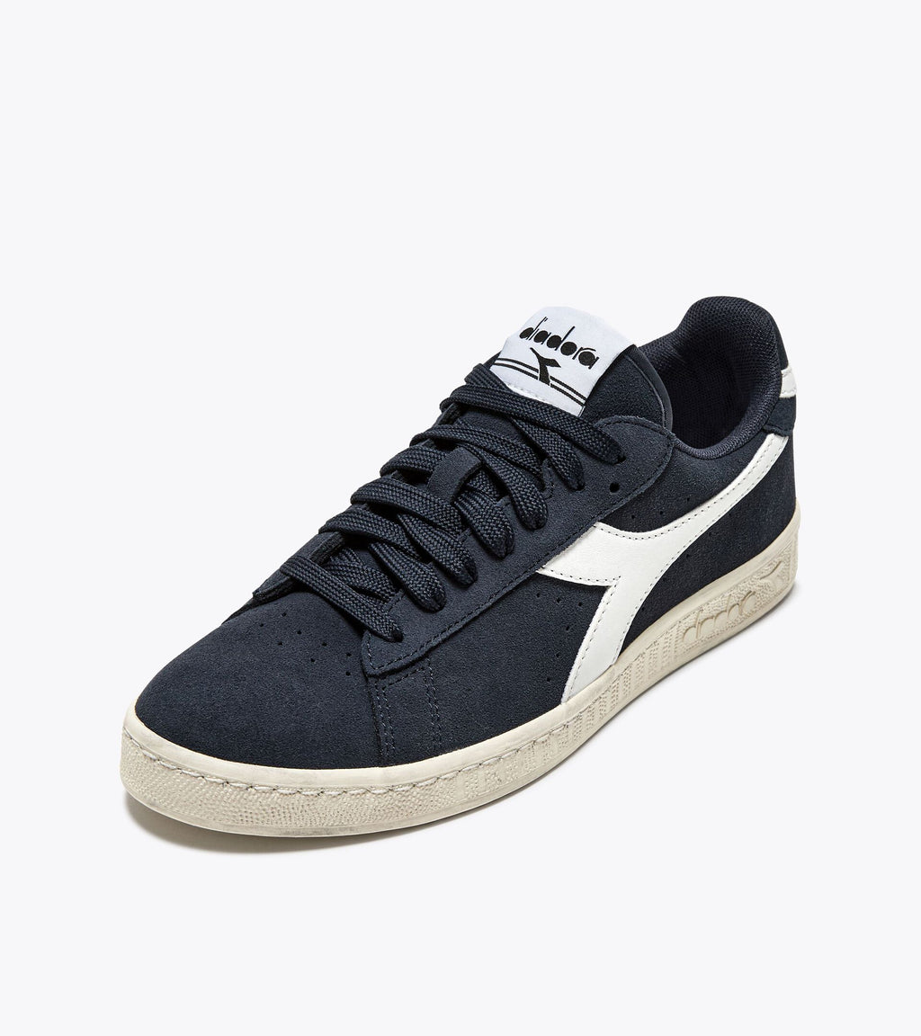 Diadora Sneaker Game L Low Suede Waxed Blu Profondo