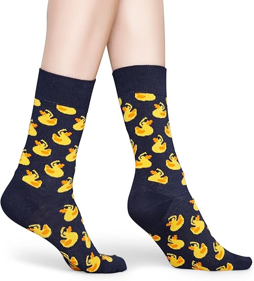 Calzini Happy Socks Rubber Duck Sock blu navy unisex