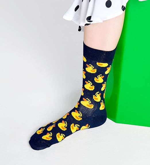 Calzini Happy Socks Rubber Duck Sock blu navy unisex