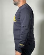 Felpa girocollo Superculture "ASPEN SKI CLUB" con ricamo - regular fit