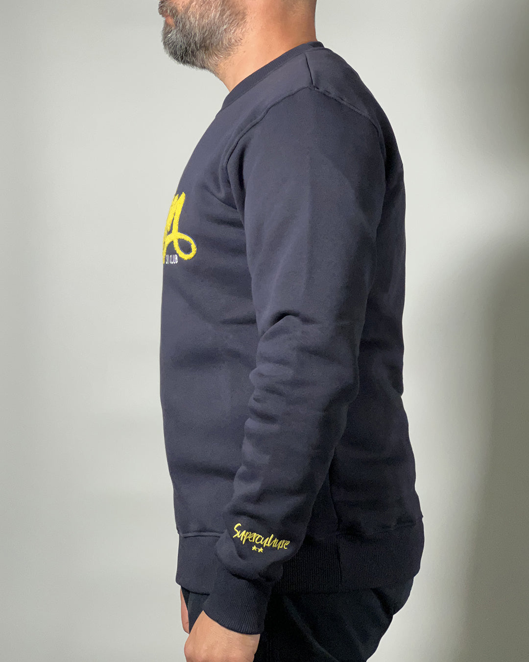 Felpa girocollo Superculture "ASPEN SKI CLUB" con ricamo - regular fit