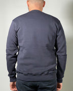 Felpa girocollo Superculture "BANDIERA USA" con ricamo - regular fit