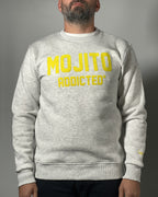 Felpa girocollo Superculture "MOJITO ADDICTED" con stampa - regular fit