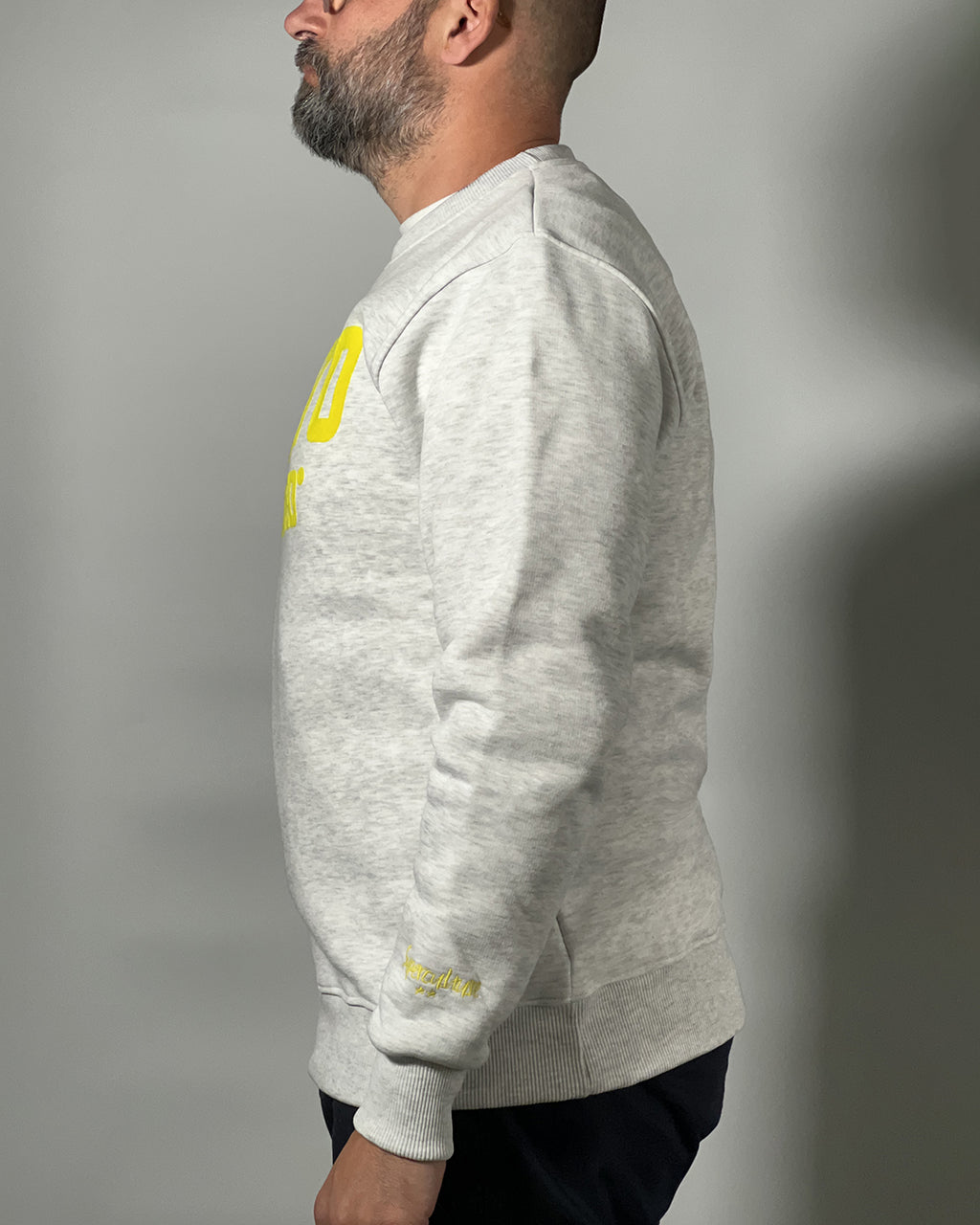 Felpa girocollo Superculture "MOJITO ADDICTED" con stampa - regular fit