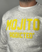 Felpa girocollo Superculture "MOJITO ADDICTED" con stampa - regular fit