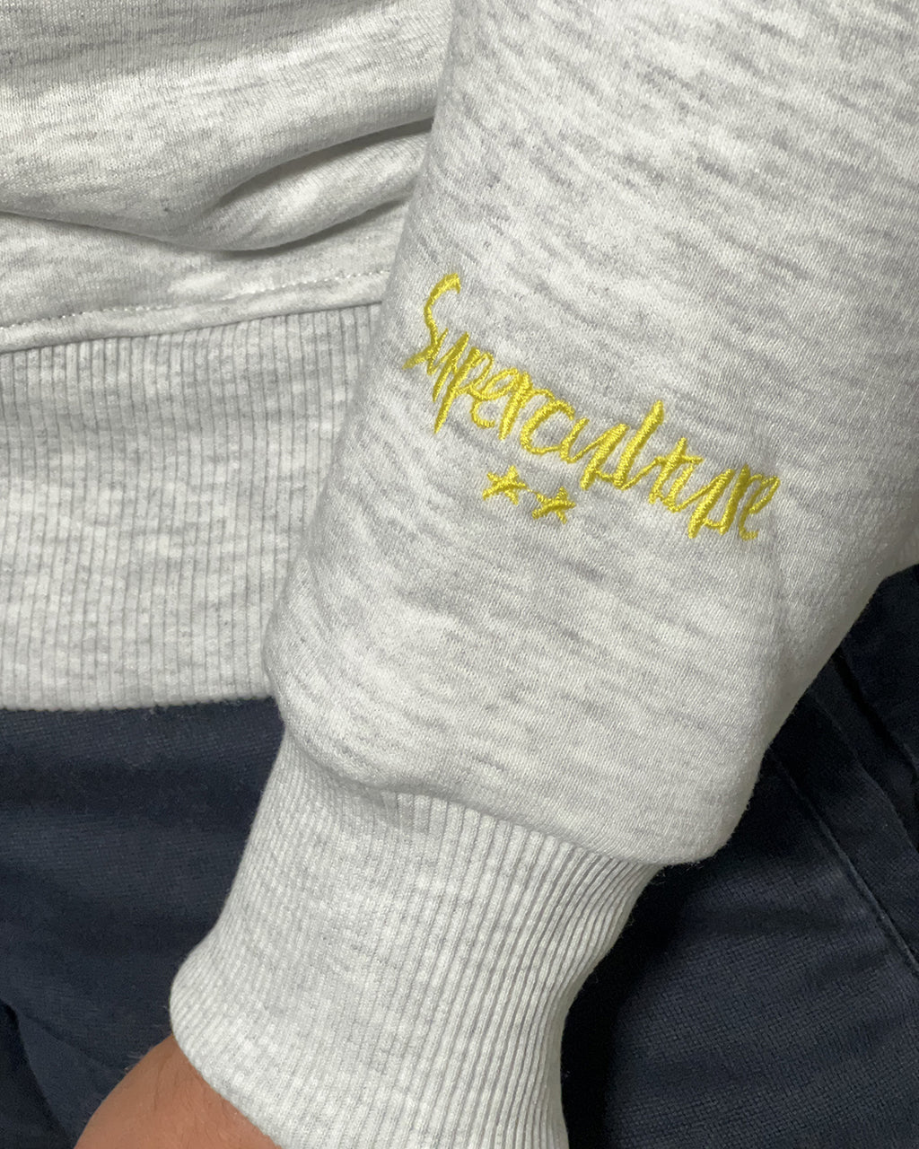 Felpa girocollo Superculture "MOJITO ADDICTED" con stampa - regular fit