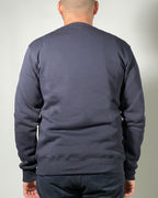 Felpa girocollo Superculture "VITA da Bomber"con ricamo - regular fit