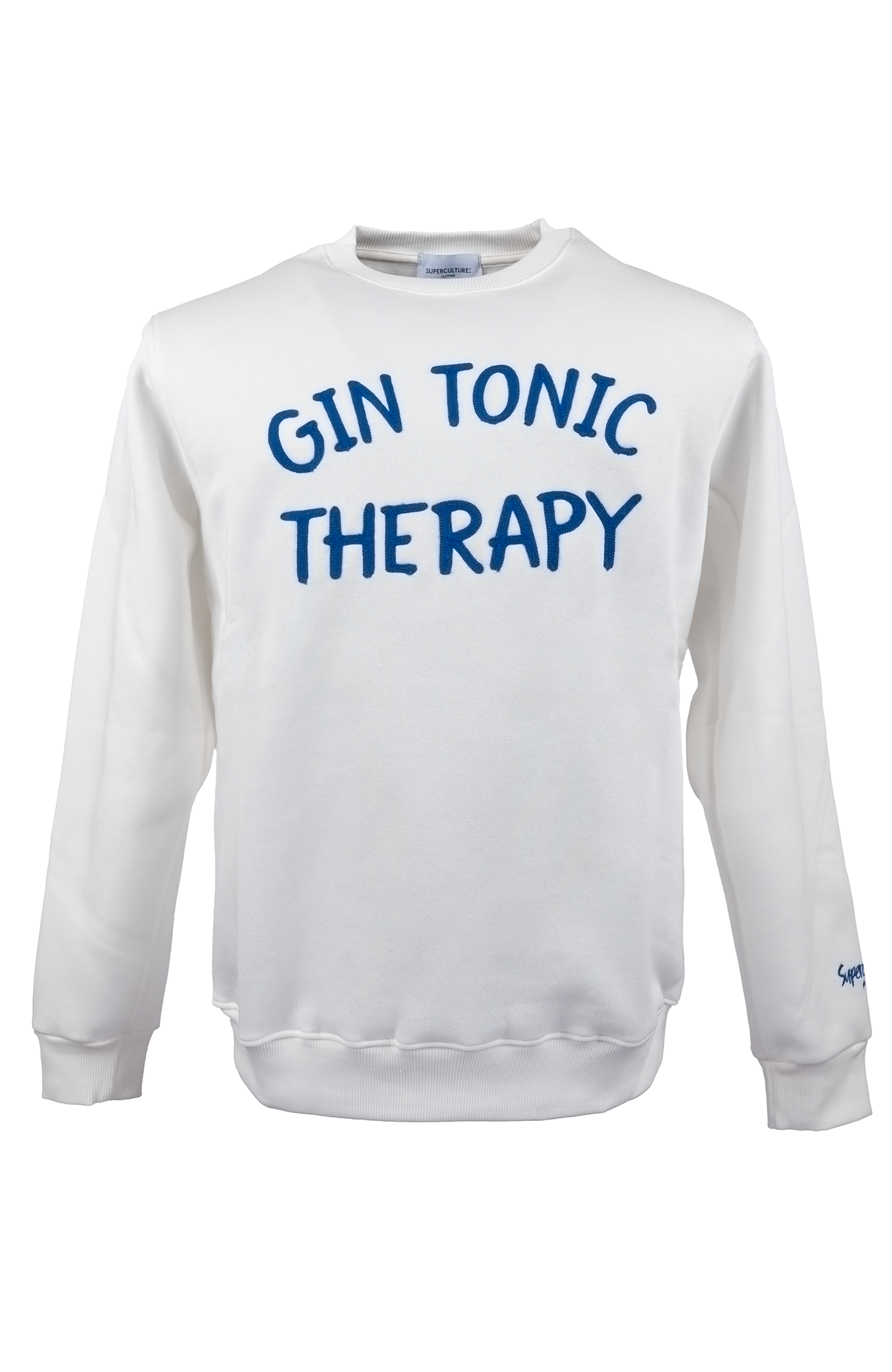 Felpa girocollo Bianca Gin Tonic Therapy