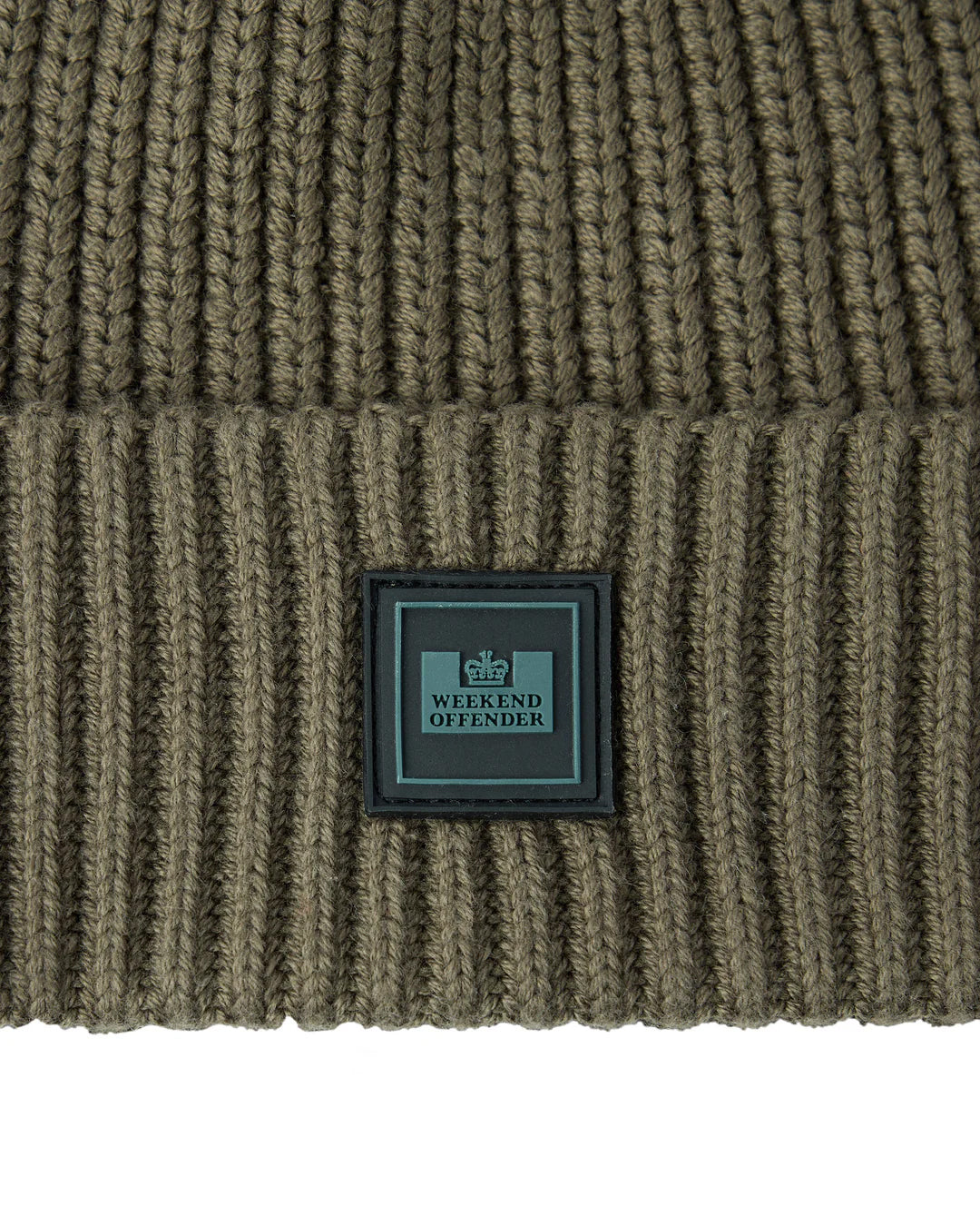 Berretto a coste Kettama verde