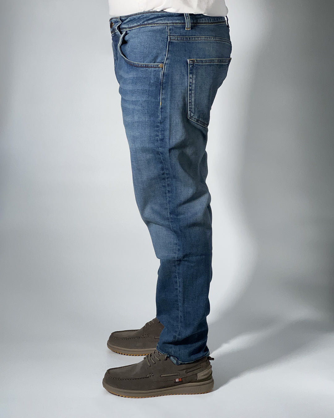 Jeans Uomo Pont Belfod Loose Fit – Denim a Gamba Larga, Stile Casual