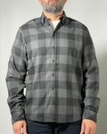 Camicia a Quadri Grigio/Nero Uomo Blend – Morbida, Vestibilità Regolare
