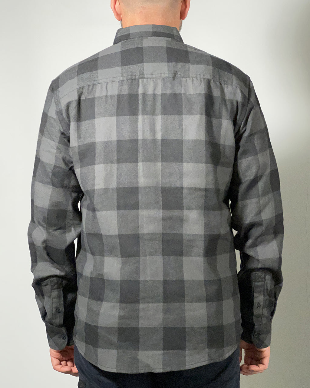 Camicia a Quadri Grigio/Nero Uomo Blend – Morbida, Vestibilità Regolare