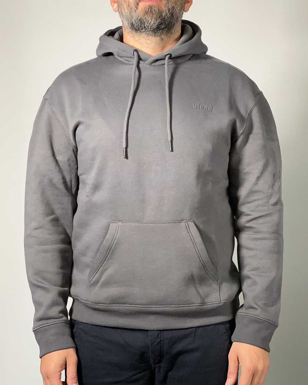 Felpa con Cappuccio BLEND Grigia – Comfort e Stile