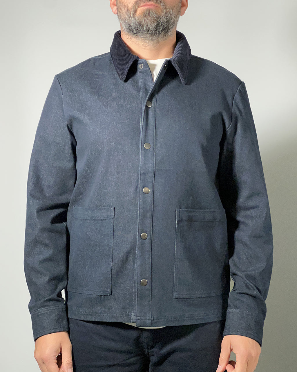 Giacca in Denim BLEND Blu Scuro – Stile Urban