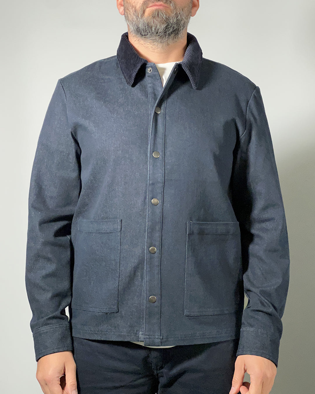 Giacca in Denim BLEND Blu Scuro – Stile Urban