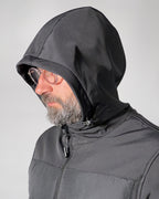 Giacca Uomo Blend Nera con Cappuccio – Imbottita Leggera e Antivento