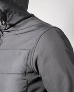 Giacca Uomo Blend Nera con Cappuccio – Imbottita Leggera e Antivento