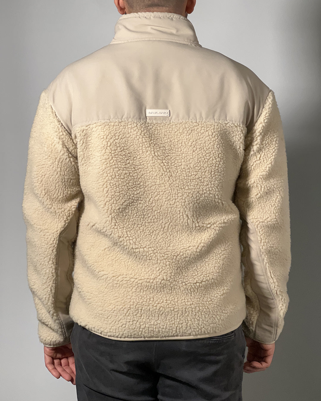 Giacca Uomo Blend in Pile Teddy Beige – Calda, Morbida e Stile Casual