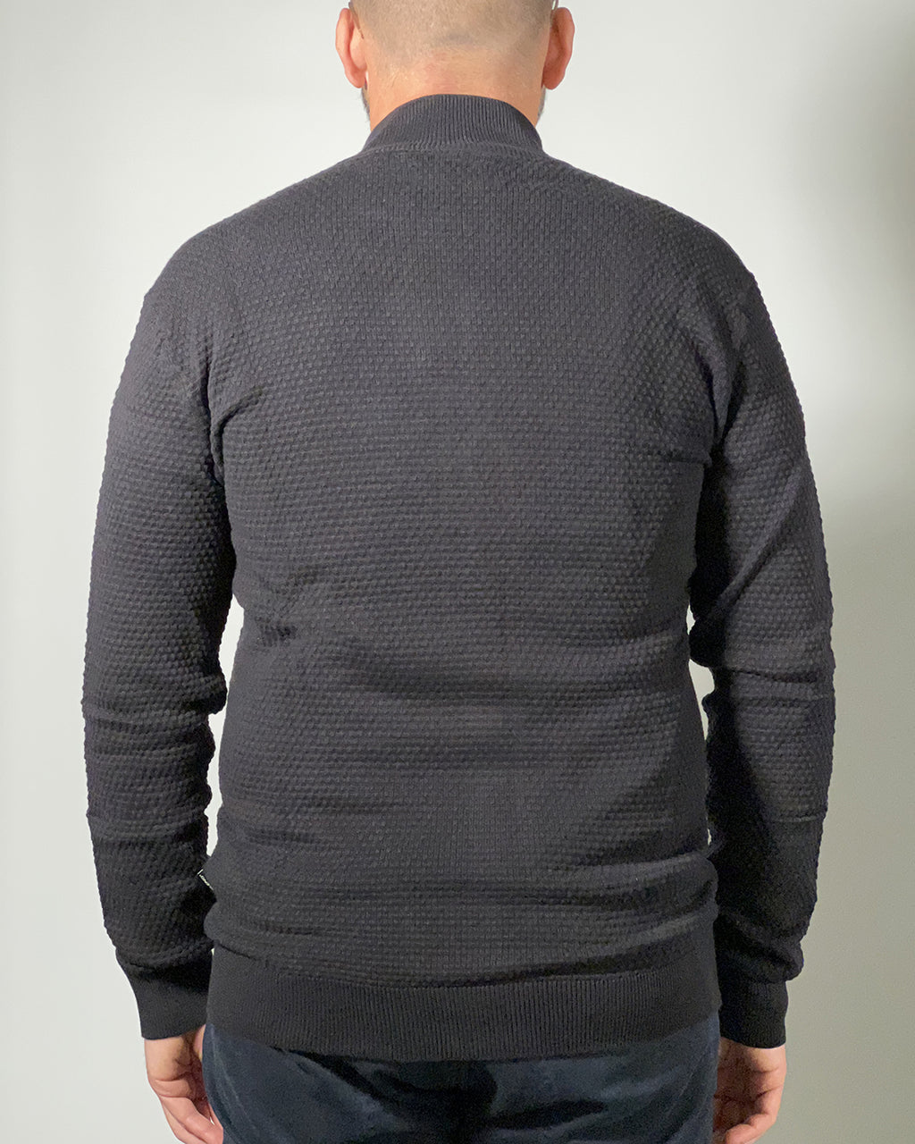 Maglione BLEND Nero Full Zip – Pullover