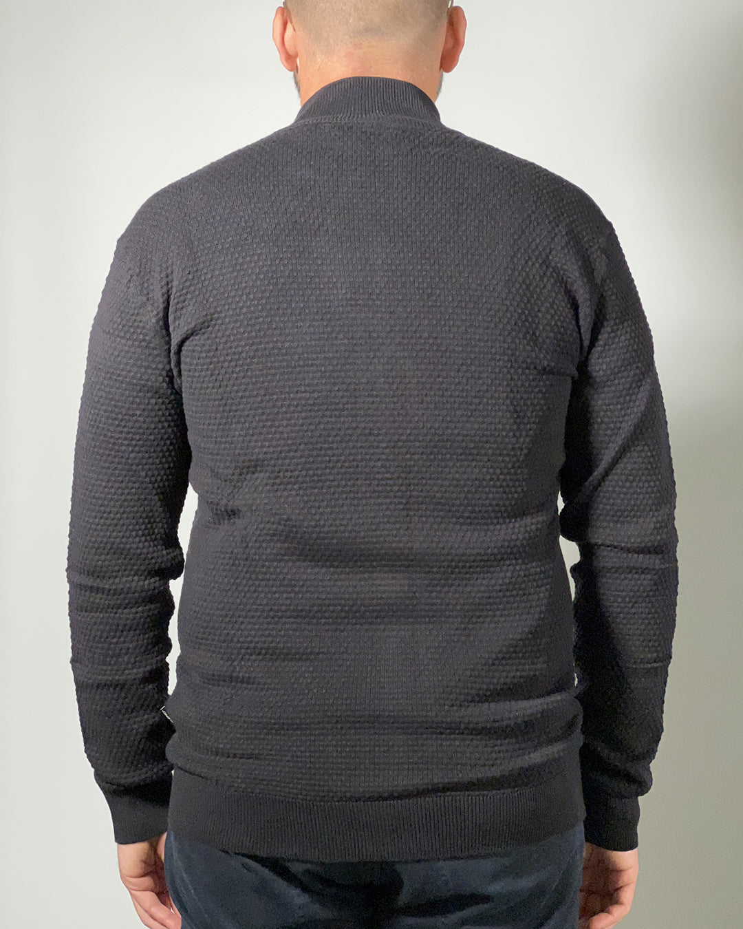 Maglione BLEND Nero Full Zip – Pullover