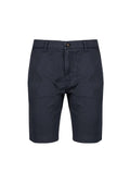 Censured Pantaloncini Chino in gabardina stampata Blue Depth