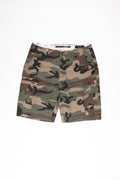 IMPURE Bermuda Cargo Verde Mimetico in tessuto Ripstop
