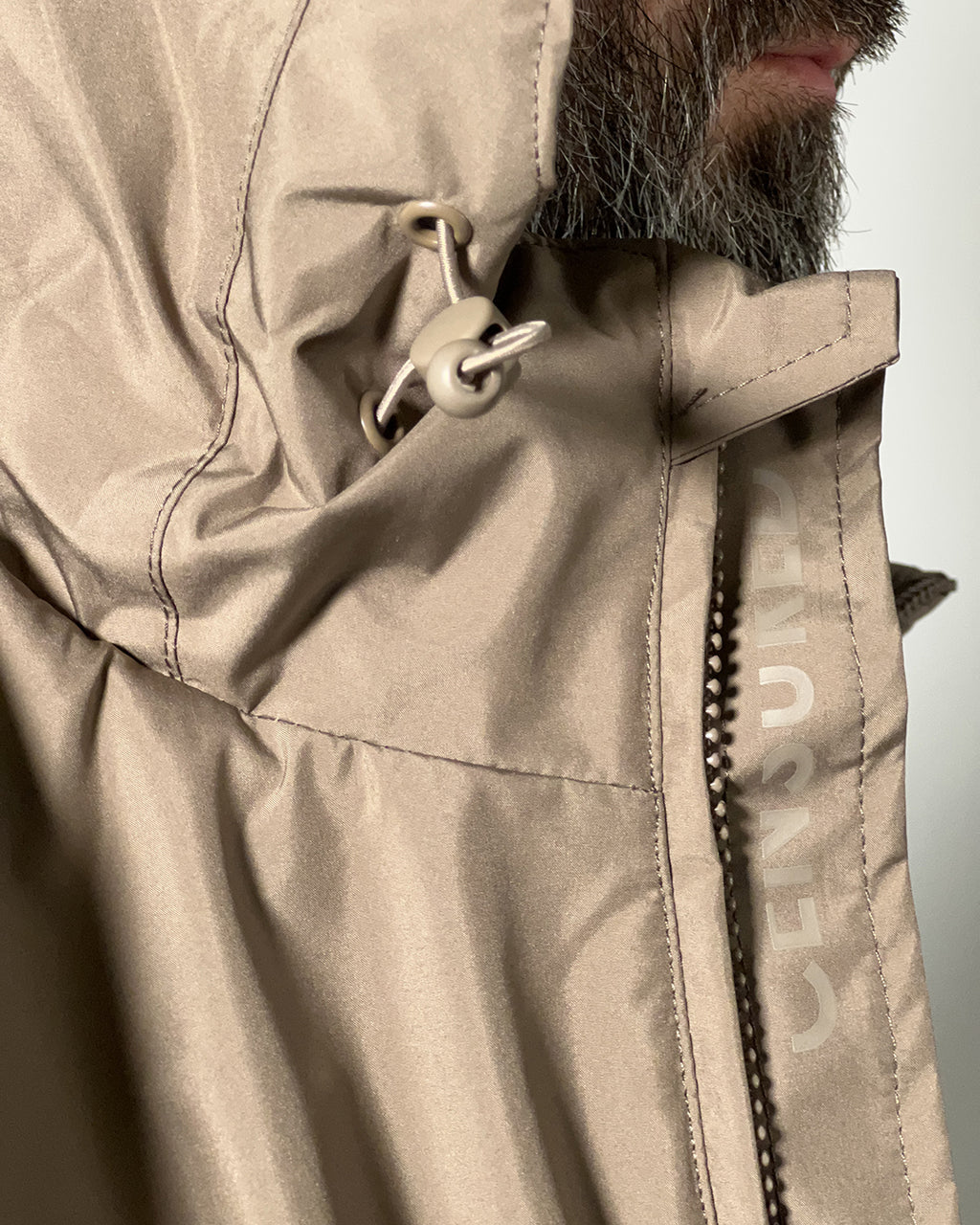 Censured Giubbotto Antipioggia Lungo a 3 Strati – Giacca Impermeabile e Traspirante