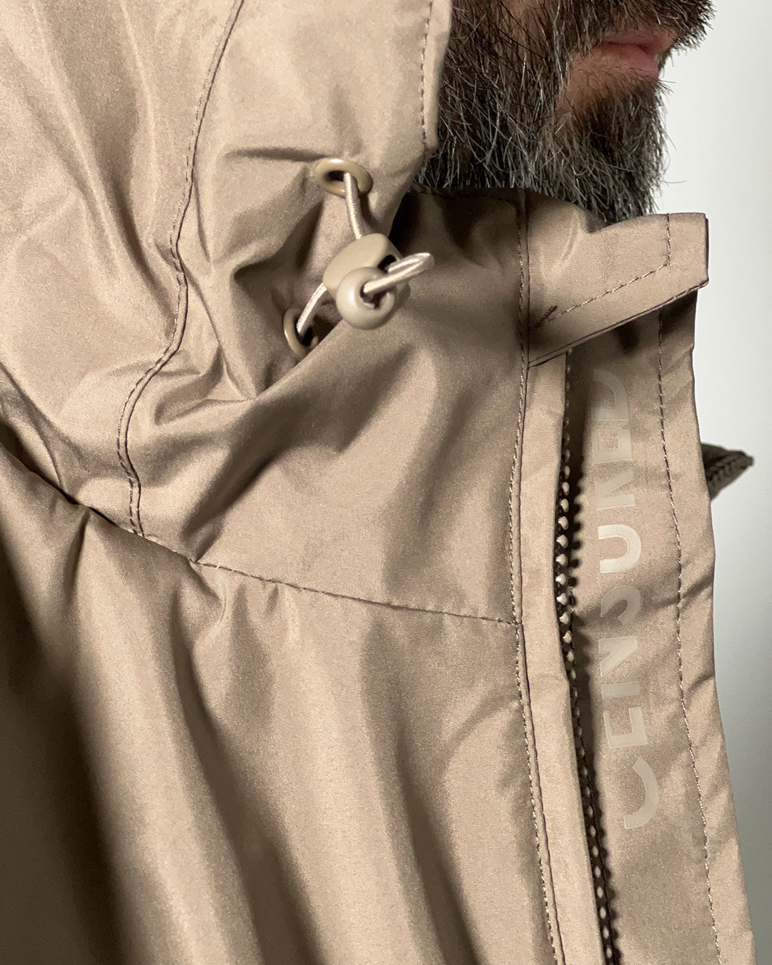 Censured Giubbotto Antipioggia Lungo a 3 Strati – Giacca Impermeabile e Traspirante