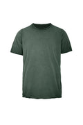 Censured T-Shirt Uomo Cotone Tinto a Freddo Verde Eucalipto Sfumato