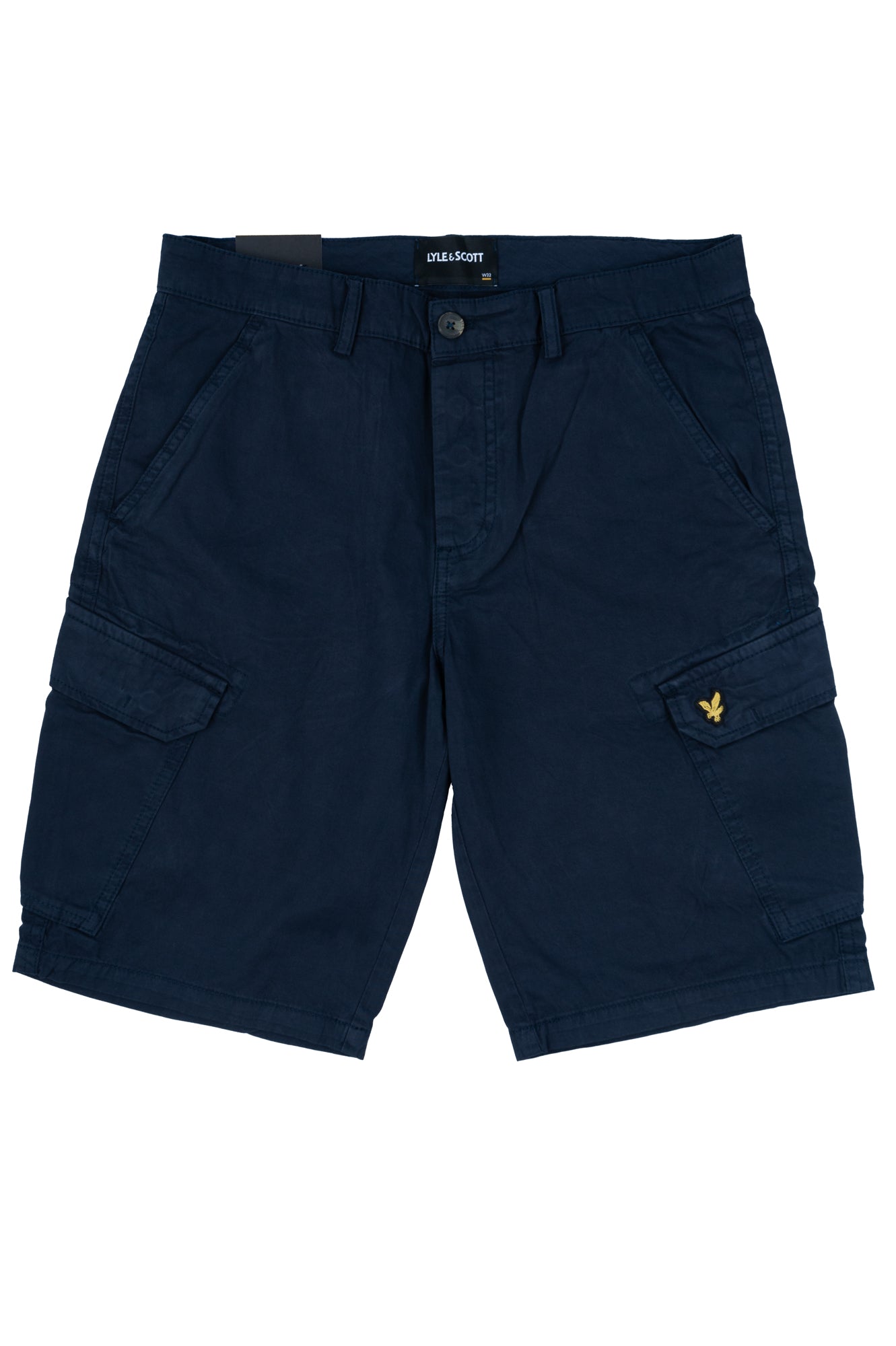 LYLE & SCOTT Pantaloncini da uomo Cargo Wembley SH1815IT Dark Navy