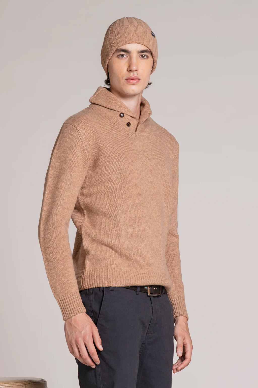 Maglione Impure a collo alto in misto lana con Bottoni