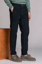 Pantalone Lungo Chino Impure a Coste in Velluto