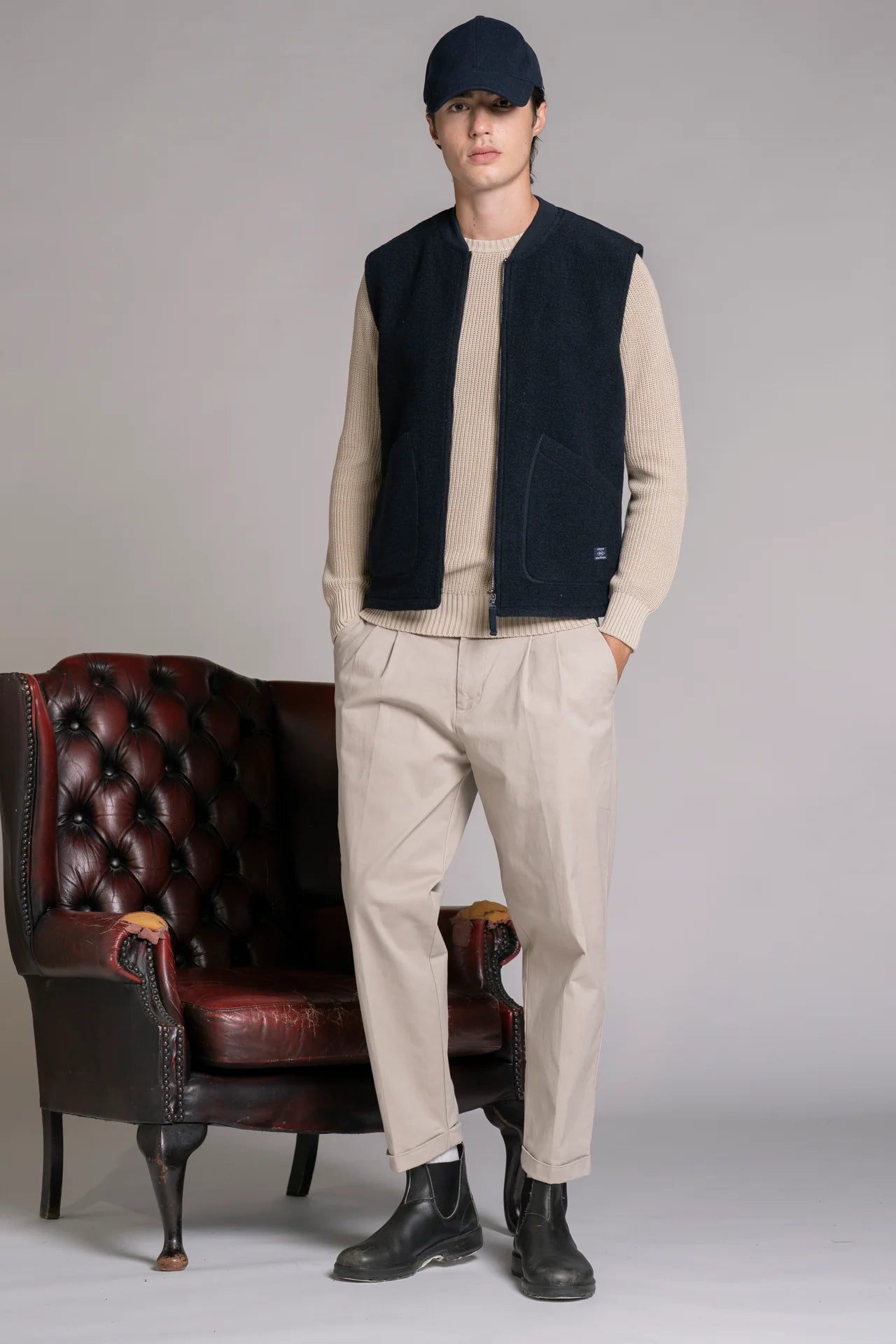 Gilet Impure in Spugna di Lana Cotta