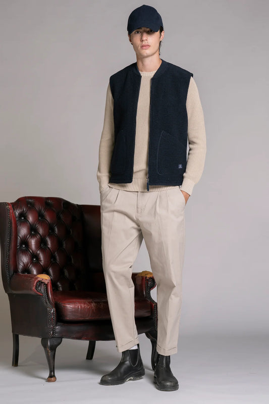 Gilet Impure in Spugna di Lana Cotta