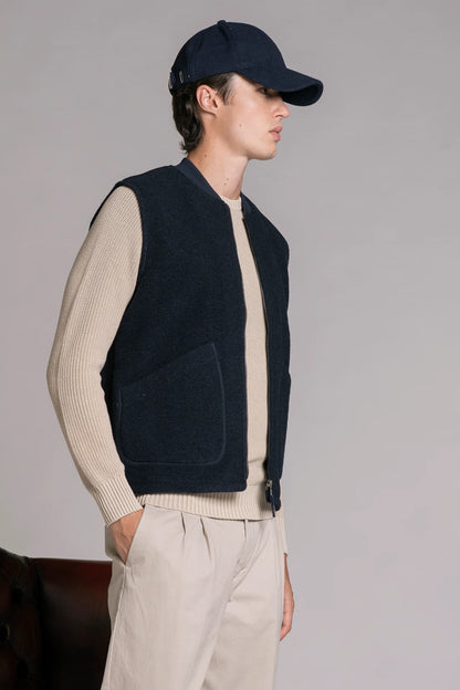 Gilet Impure in Spugna di Lana Cotta