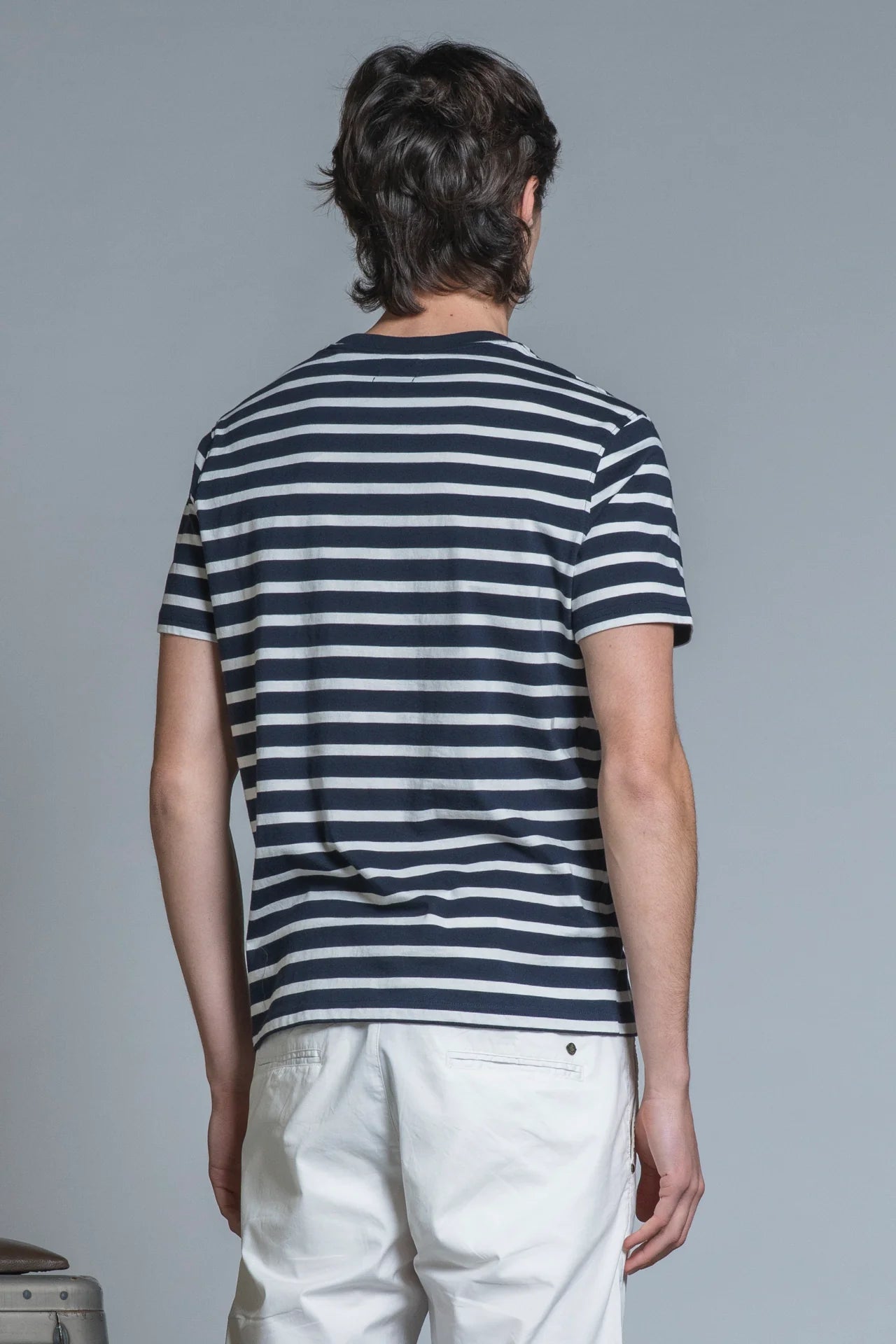 T-Shirt Uomo Impure a Righe in Jersey Soft Wash