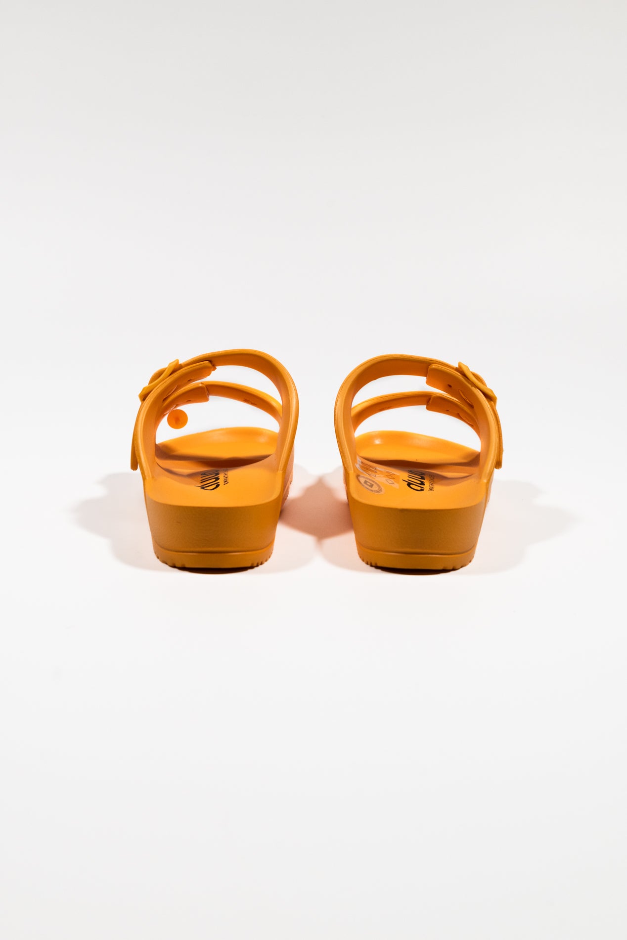 DUUO Sandali Uomo Giallo Amarillo Doppio Cinturino EVA