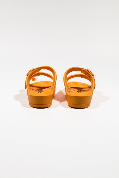DUUO Sandali Uomo Giallo Amarillo Doppio Cinturino EVA