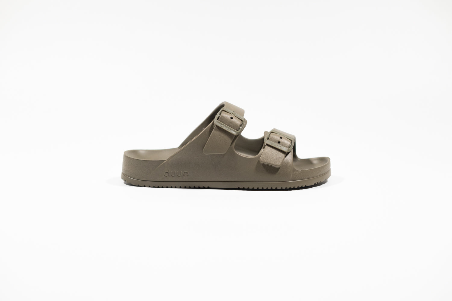 DUUO Sandali Uomo Verde Kaki Doppio Cinturino EVA