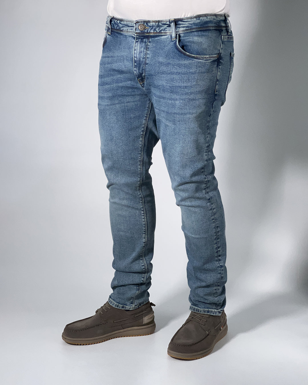 Jeans Pont uomo Fremont Slim Fit - Denim Stretch Stone Washed