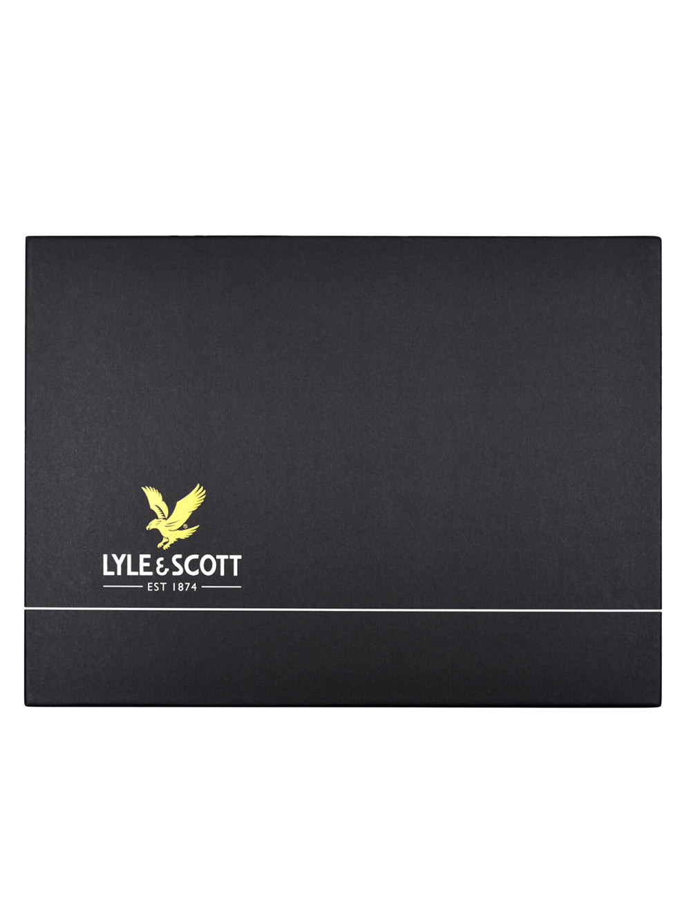 Lyle & Scott Set regalo da uomo Berretto Guanti e Sciarpa Blu Scuro GF2103A