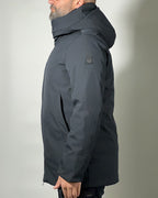 Censured Giubbotto Parka lungo da uomo con cappuccio