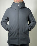 Censured Giubbotto Parka lungo da uomo con cappuccio