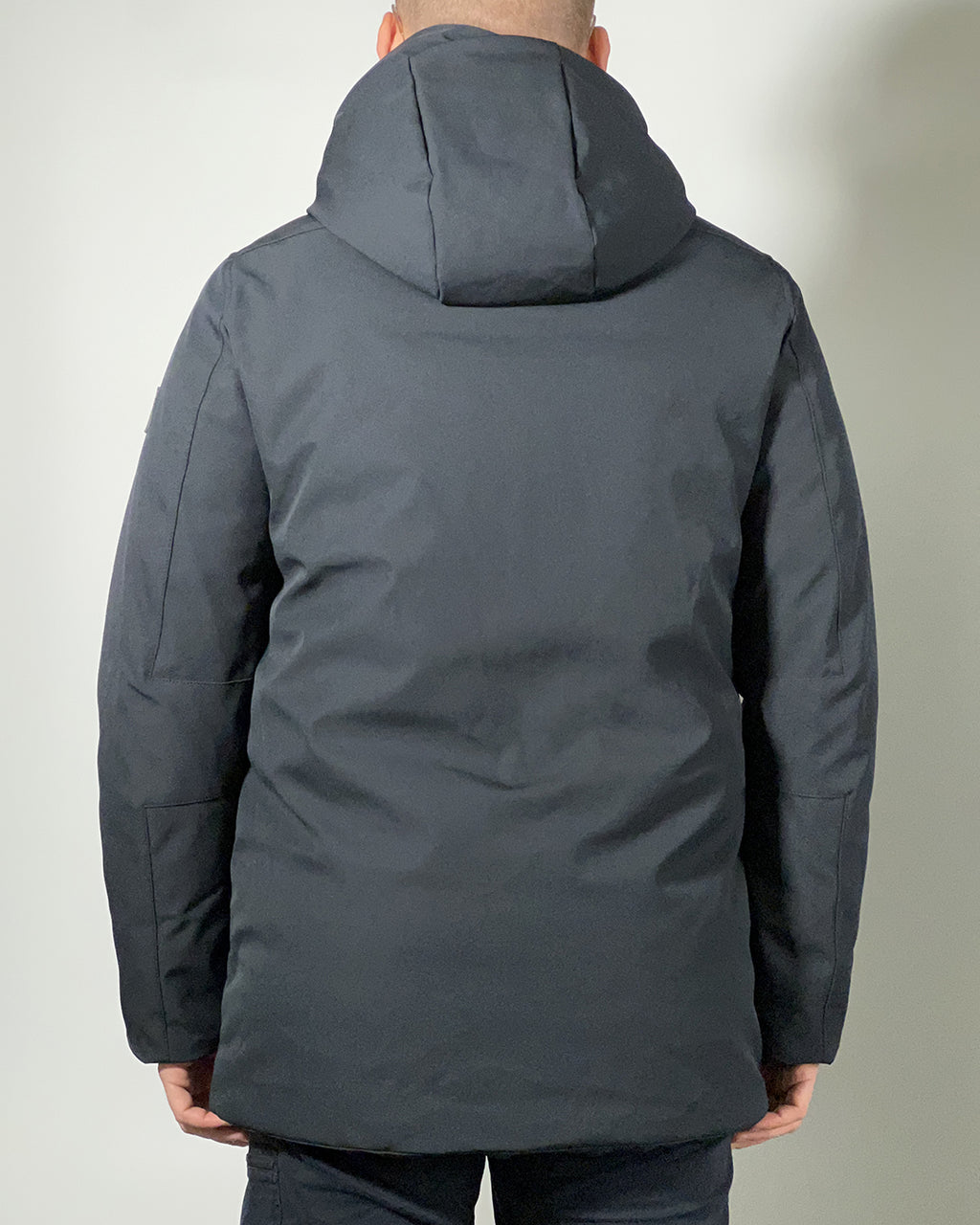 Censured Giubbotto Parka lungo da uomo con cappuccio